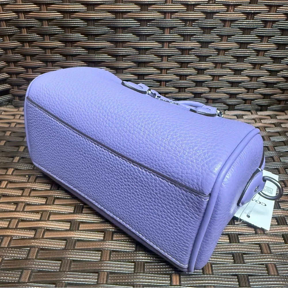Coach Mini Rowan Women's Crossbody Sliver/Light Violet CR247 - Picture 4 of 8